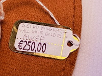 Seiko ring horloge - witgoud keurmerk - werkend getest - afbeelding 4 van  6
