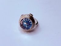 Seiko ring watch all white goldplated - afbeelding 1 van  4