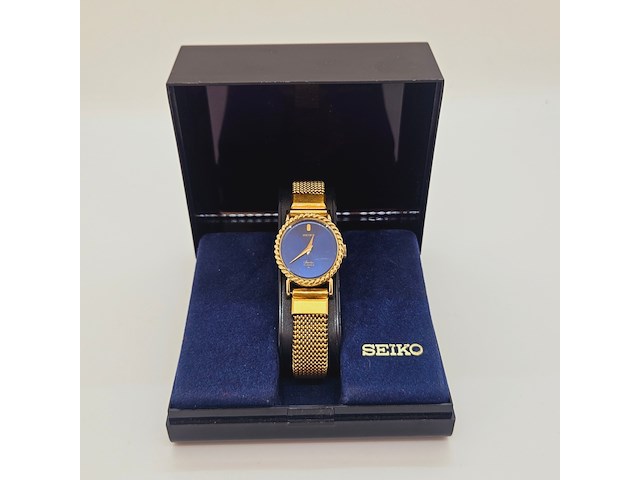 Seiko socie mechanisch dameshorloge met goudkeurmerk - afbeelding 2 van  8