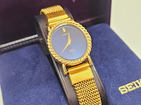 Seiko socie mechanisch dameshorloge met goudkeurmerk - afbeelding 3 van  8