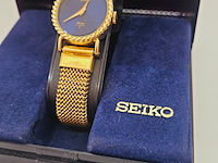 Seiko socie mechanisch dameshorloge met goudkeurmerk - afbeelding 5 van  8