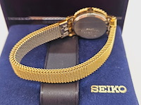 Seiko socie mechanisch dameshorloge met goudkeurmerk - afbeelding 7 van  8