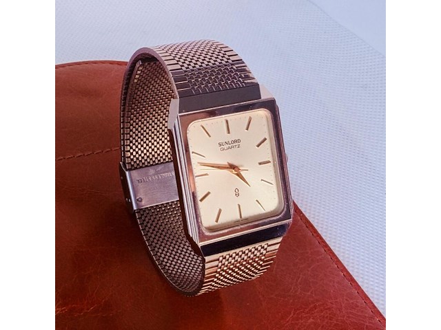 Seiko ‘sunlord’ heren tank horloge - afbeelding 1 van  8