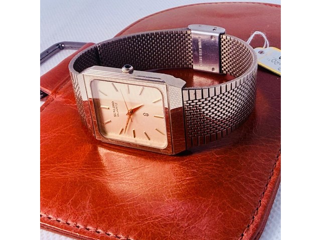 Seiko ‘sunlord’ heren tank horloge - afbeelding 5 van  8