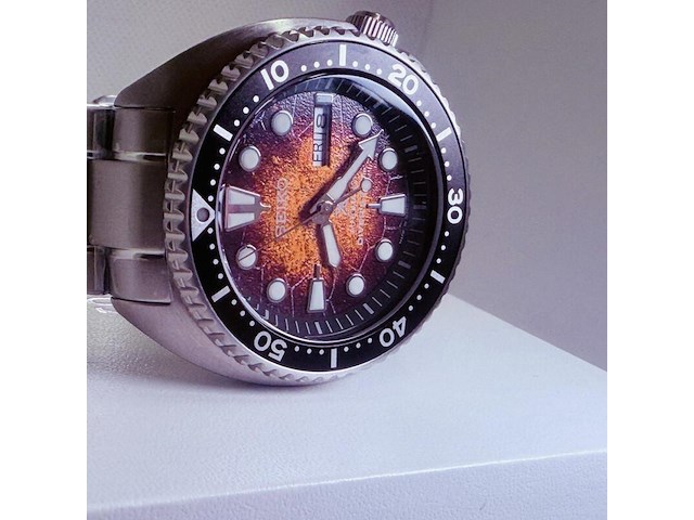 Seiko turtle prospex (save the ocean) automatisch duikhorloge - afbeelding 6 van  11