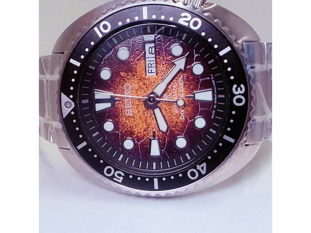 Seiko turtle prospex (save the ocean) automatisch duikhorloge - afbeelding 7 van  11