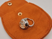 Seiko witgouden gp ring 10-0630 - mechanisch uurwerk - afbeelding 2 van  6