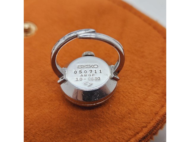 Seiko witgouden gp ring 10-0630 - mechanisch uurwerk - afbeelding 6 van  6