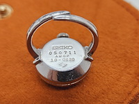 Seiko witgouden gp ring 10-0630 - mechanisch uurwerk - afbeelding 6 van  6