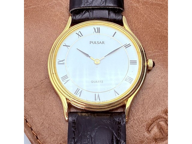 Seiko/pulsar v700-8000 dresswatch herenhorloge - afbeelding 1 van  8