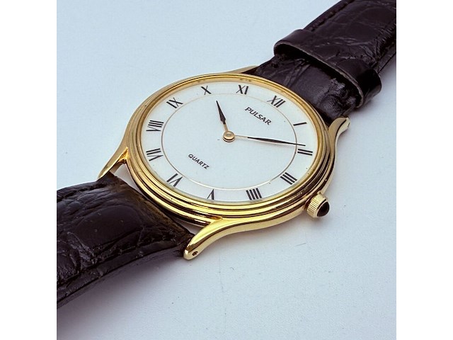 Seiko/pulsar v700-8000 dresswatch herenhorloge - afbeelding 2 van  8