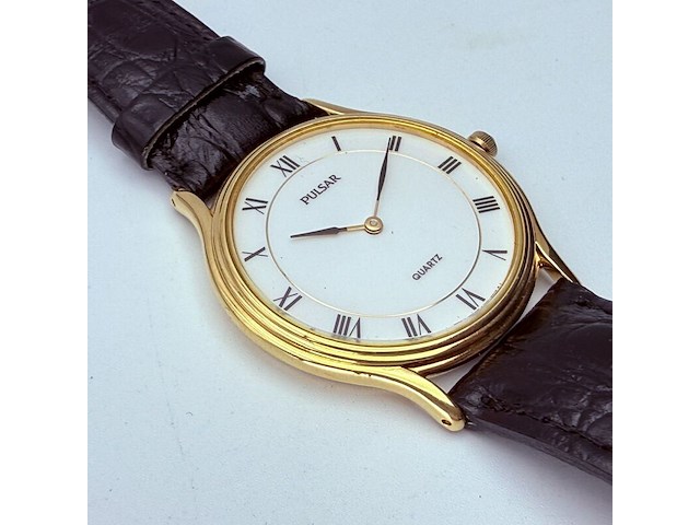 Seiko/pulsar v700-8000 dresswatch herenhorloge - afbeelding 4 van  8