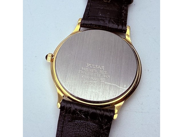 Seiko/pulsar v700-8000 dresswatch herenhorloge - afbeelding 7 van  8