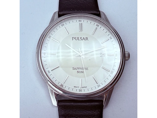 Seiko/pulsar vj42-x046 sapphire 50m herenhorloge - afbeelding 1 van  7