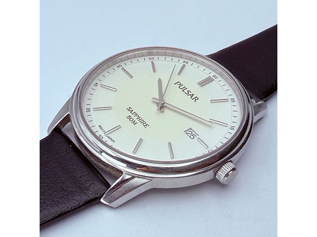 Seiko/pulsar vj42-x046 sapphire 50m herenhorloge - afbeelding 2 van  7