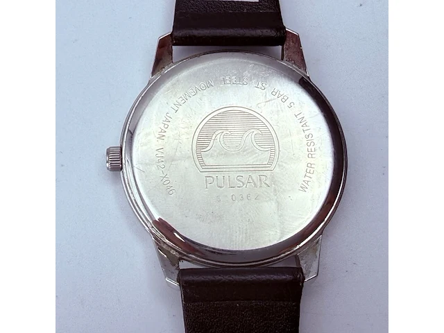Seiko/pulsar vj42-x046 sapphire 50m herenhorloge - afbeelding 6 van  7