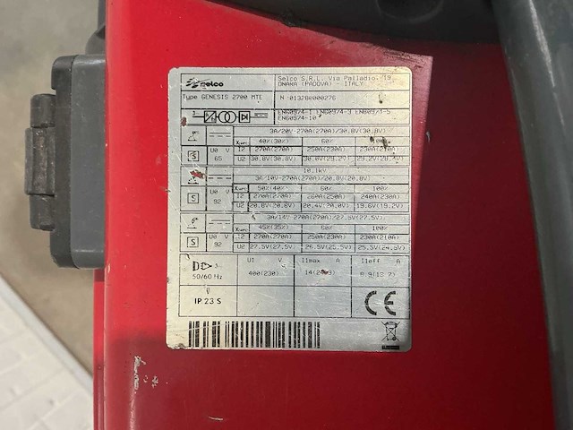 Selco genesis 2700mte lasapparaat - afbeelding 9 van  10