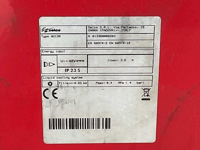 Selco quasar 270tlh lasapparaat - afbeelding 2 van  10