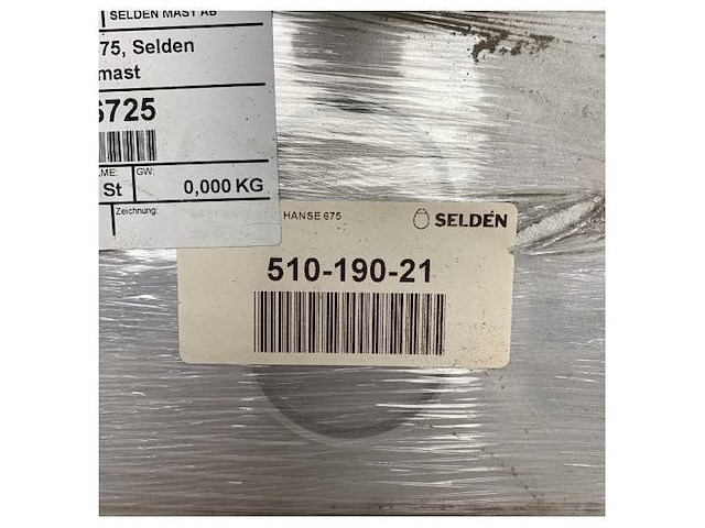 Selden aluminum mast foot for hanse 675-510-190-21 - afbeelding 4 van  16