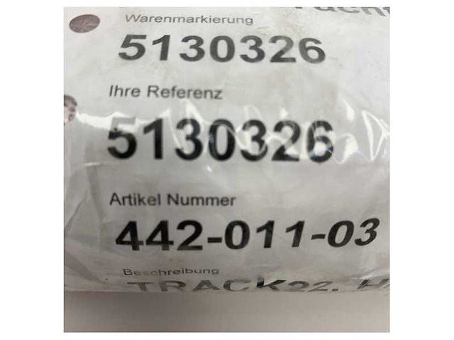 Selden track 22 22 mm high beam track 1500 mm-442-011-03 - afbeelding 3 van  8