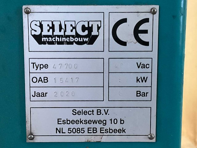 Select 47700 cnc drevelindrukmachine - afbeelding 6 van  14