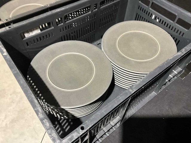 Select dinnerware zwart 29cm plat bord (41x) - afbeelding 4 van  6