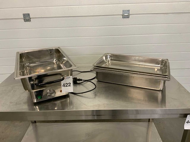Select horeca 1/1 gn chafing dish - afbeelding 1 van  4
