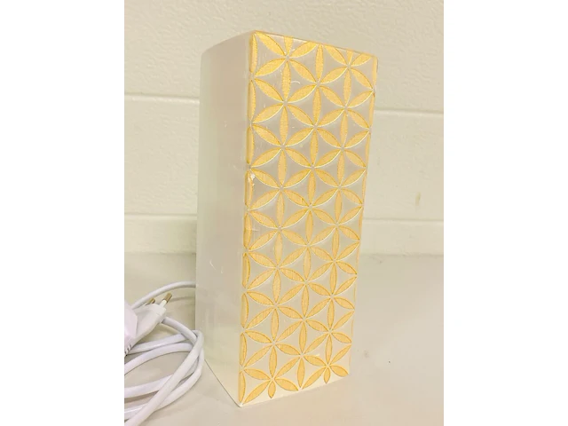 Seleniet bloklamp met gravure - afbeelding 2 van  6