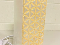 Seleniet bloklamp met gravure - afbeelding 2 van  6