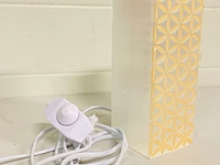 Seleniet bloklamp met gravure - afbeelding 3 van  6