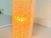 Seleniet bloklamp met gravure - afbeelding 5 van  6