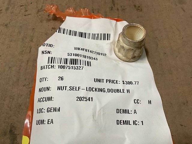Self locking nut (26x) - afbeelding 2 van  4