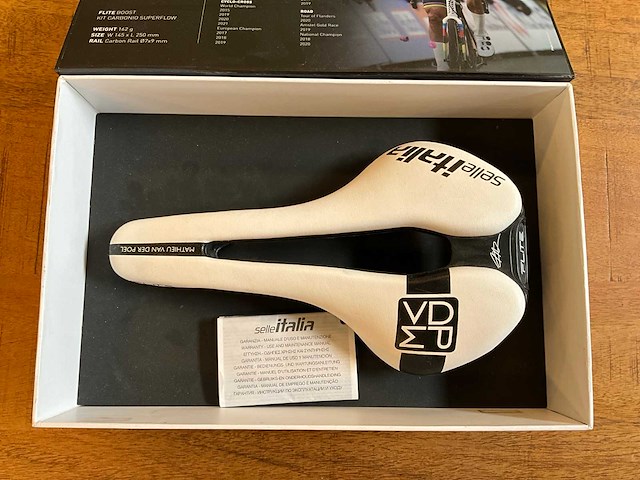 Selle italia flite bst superflow mvdp fietszadel - afbeelding 2 van  6