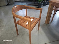 Selly - teakhout - tuinstoel (6x)
