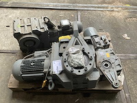 Selmers / bauer elektromotor met reductiekast (3x) - afbeelding 3 van  4