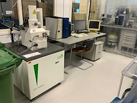 Sem leo 1450 vo scanning elektronen microscoop opstelling met edax - afbeelding 1 van  3