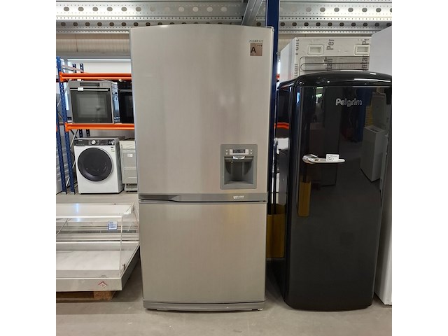 Semi amerikaanse koelkast no frost, samsung a+++, sr-l629evss, grijs / chroom - afbeelding 1 van  8