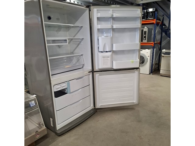 Semi amerikaanse koelkast no frost, samsung a+++, sr-l629evss, grijs / chroom - afbeelding 2 van  8