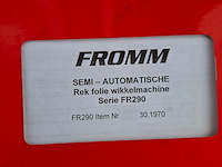 Semi automatische mobiele folie wikkelmachine fromm, fr290 - afbeelding 2 van  10