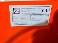 Semi elektrische palletwagen, faba, ey-g 1600, 2003 - afbeelding 2 van  17