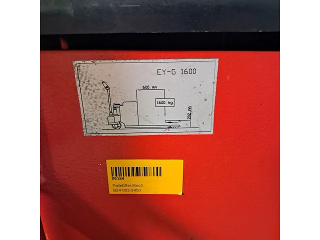 Semi elektrische palletwagen, faba, ey-g 1600, 2003 - afbeelding 9 van  17