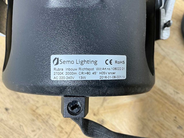 Semo lighting - inbouw ledspot (72x) - afbeelding 4 van  4