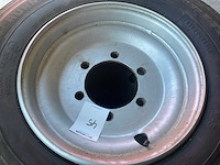Semperit trailer banden met velg (5x) - afbeelding 3 van  3