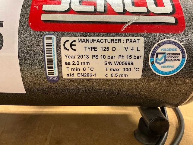 Senco 125d luchtcompressor - afbeelding 2 van  4