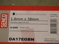 Senco afwerkspijkers da17egbn 900383/4500134022 - afbeelding 2 van  2