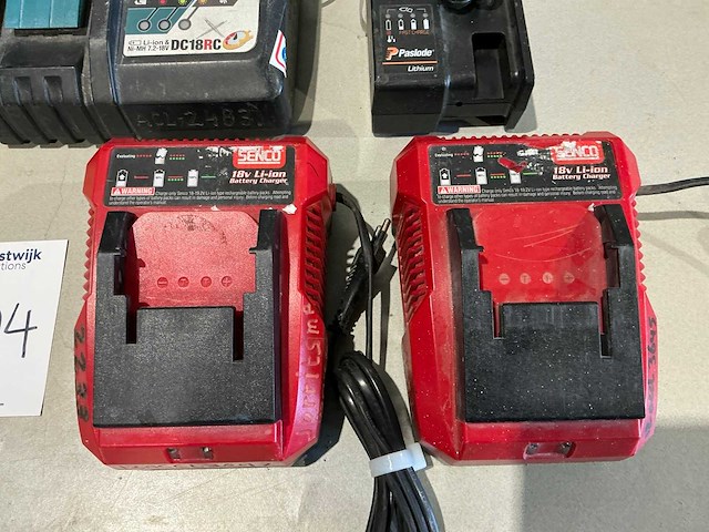 Senco / makita / paslode acculaders (4x) - afbeelding 2 van  5