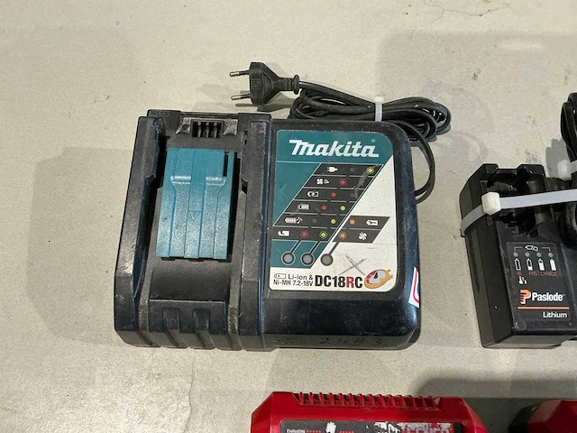 Senco / makita / paslode acculaders (4x) - afbeelding 3 van  5