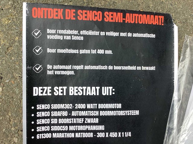 Senco sidaf80 kernboormachine - afbeelding 2 van  14