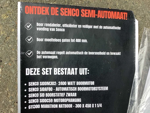 Senco sidaf80 kernboormachine - afbeelding 2 van  14