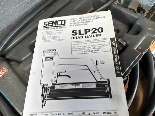 Senco slp20 pneumatisch spijkerpistool - afbeelding 3 van  3